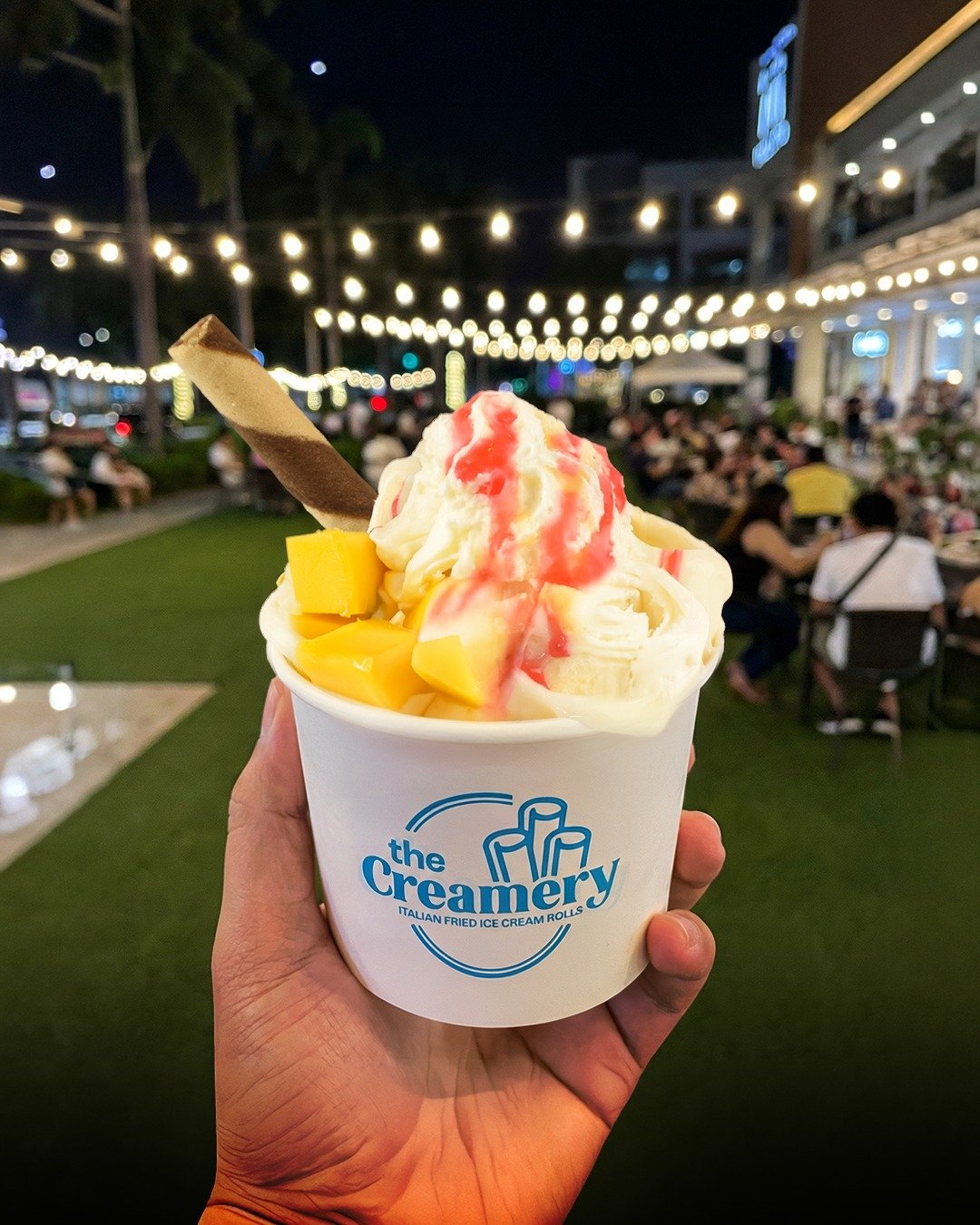 Event Catering Italian Fried Ice Cream Rolls